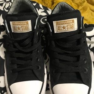 Black and White Converse